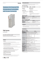 TMH SERIES: MODULAR 2/4-CHANNEL PID TEMPERATURE CONTROLLERS WITH SCREW CONNECTOR